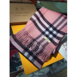 Replica Sciarpa Burberry classica in cashmere double face 30 x 168 Rosa
