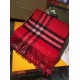 Replica Sciarpa Burberry classica in cashmere double face 30 x 168 rossa