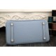 Replica Borse Hermes Birkin 30cm 35CM in pelle blu Lin Clemence