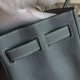 Replica Borse Hermes Birkin 30cm 35CM in pelle blu Lin Clemence