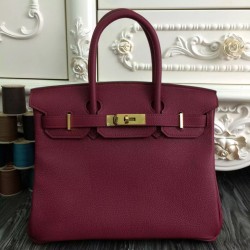 Replica Borse Hermes Birkin 30cm 35CM in pelle Bordeaux