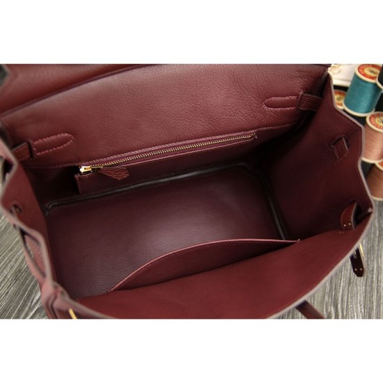 Replica Borse Hermes Birkin 30cm 35CM in pelle Bordeaux