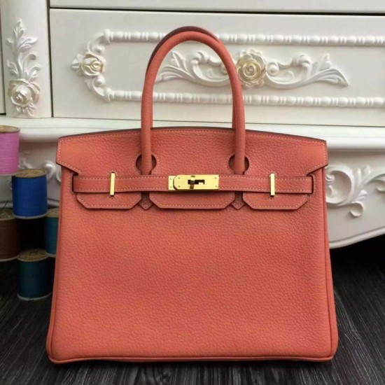 Replica Borse Hermes Birkin 30cm 35CM in pelle Crevette Clemence