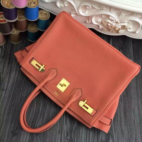 Replica Borse Hermes Birkin 30cm 35CM in pelle Crevette Clemence
