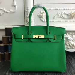 Replica Borse Hermes Birkin 30cm 35CM in pelle di bambù Clemence