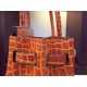 Replica Borse Hermes Birkin 30cm 35CM in pelle di coccodrillo arancione