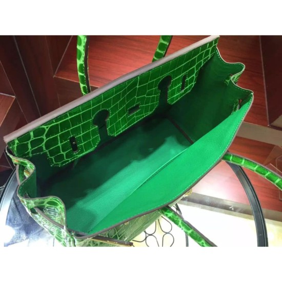 Replica Borse Hermes Birkin 30cm 35CM in pelle di coccodrillo di bambù