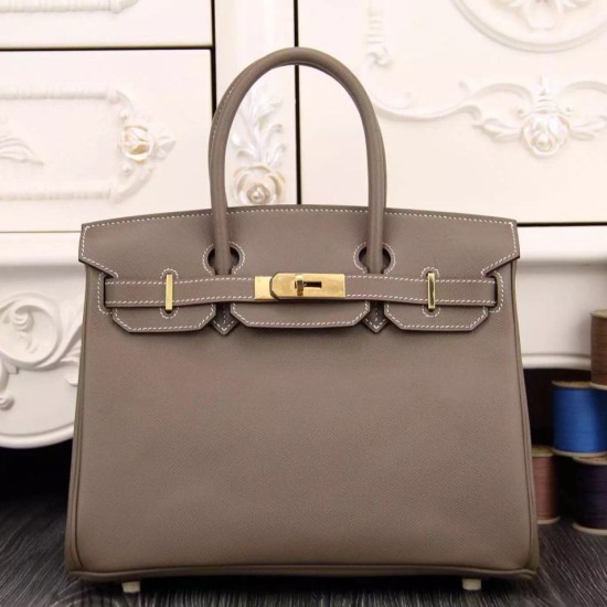Replica Borse Hermes Birkin 30cm 35CM in pelle étoupe Epsom