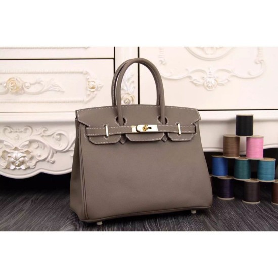 Replica Borse Hermes Birkin 30cm 35CM in pelle étoupe Epsom