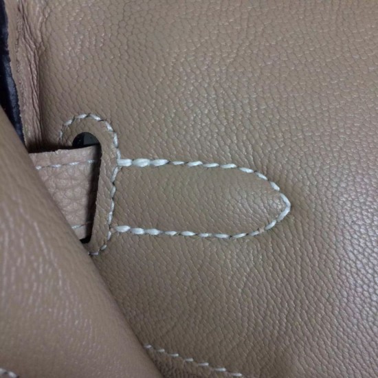 Replica Borse Hermes Birkin 30cm 35CM in pelle grigio Clemence
