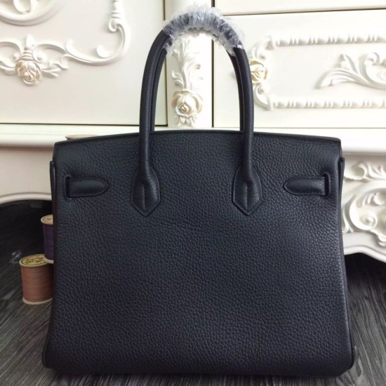 Replica Borse Hermes Birkin 30cm 35CM in pelle nera