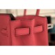 Replica Borse Hermes Birkin 30cm 35CM in pelle rosa rossetto Clemence
