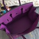 Replica Borse Hermes Birkin 30cm 35CM in pelle viola Clemence