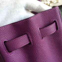 Replica Borse Hermes Birkin 30cm 35CM in pelle viola Clemence