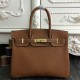 Replica Borse Hermes Birkin 30cm 35CM pelle marrone Clemence