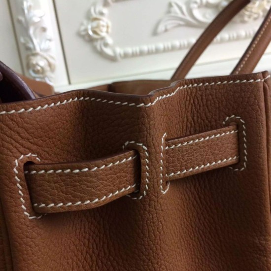 Replica Borse Hermes Birkin 30cm 35CM pelle marrone Clemence