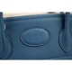 Replica Borse Hermes Bolide Tote  In Cuoio Blu