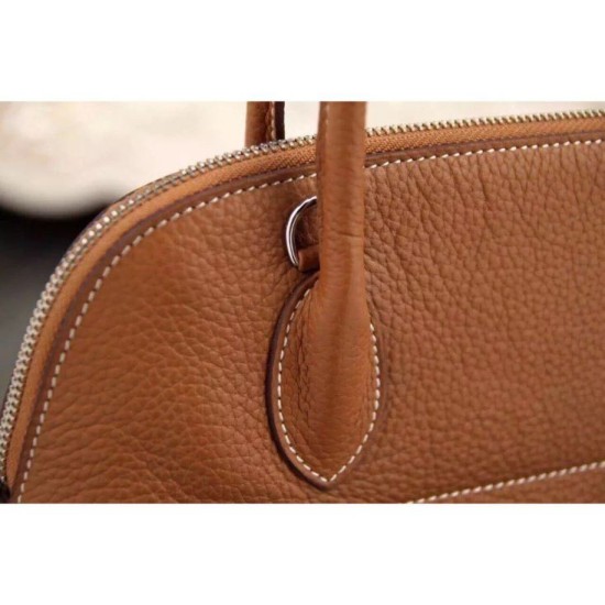 Replica Borse Hermes Bolide Tote In Pelle Marrone
