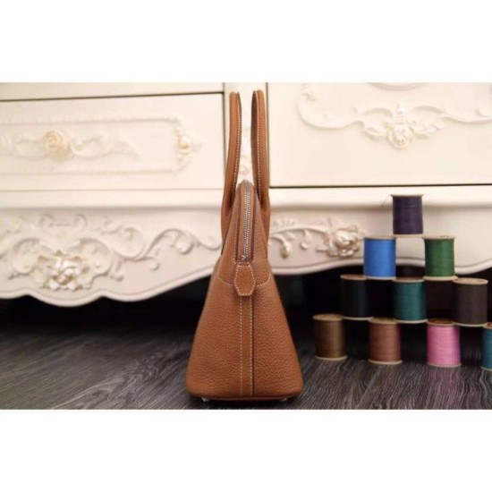 Replica Borse Hermes Bolide Tote In Pelle Marrone
