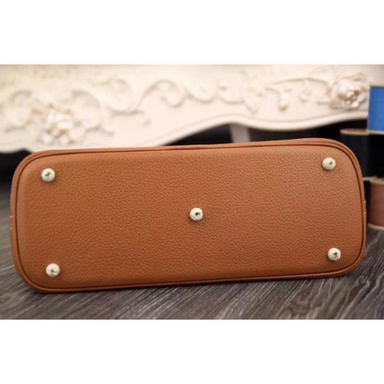 Replica Borse Hermes Bolide Tote In Pelle Marrone