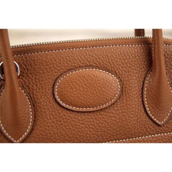 Replica Borse Hermes Bolide Tote In Pelle Marrone