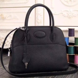 Replica Borse Hermes Tote Bolide In Pelle Nera