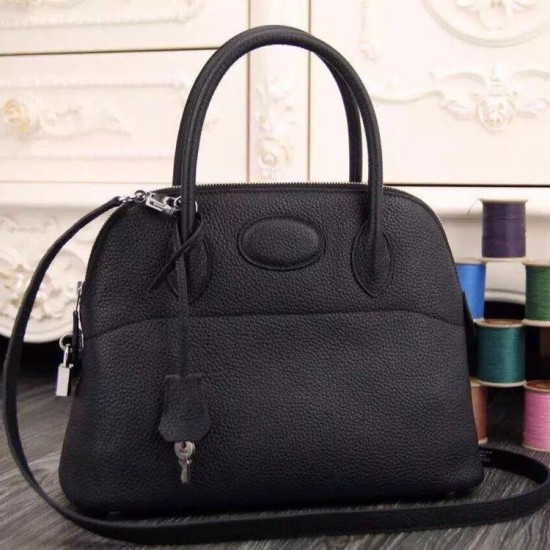 Replica Borse Hermes Tote Bolide In Pelle Nera