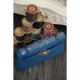 Replica Borse Hermes Kelly Mini Pochette in pelle blu Epsom