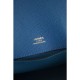 Replica Borse Hermes Kelly Mini Pochette in pelle blu Epsom