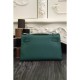 Replica Borse Hermes Kelly Mini Pochette in pelle Malachite Epsom