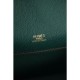 Replica Borse Hermes Kelly Mini Pochette in pelle Malachite Epsom