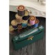 Replica Borse Hermes Kelly Mini Pochette in pelle Malachite Epsom
