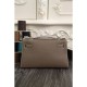 Replica Borse Hermes Kelly Pochette in pelle Etain Epsom