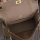 Replica Borse Hermes Kelly Pochette in pelle Etain Epsom