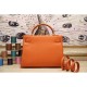 Replica Borsa Kelly Hermes 28cm 32cm arancione Pelle Clemence