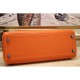 Replica Borsa Kelly Hermes 28cm 32cm arancione Pelle Clemence