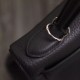 Replica Borsa Kelly Hermes 28cm 32cm  Nero Pelle Clemence