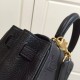 Replica Borse Hermes Kelly 25CM Nero Clemence Pelle