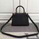 Replica Borse Hermes Kelly 25CM Nero Clemence Pelle