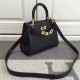 Replica Borse Hermes Kelly 25CM Nero Clemence Pelle