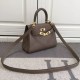 Replica Hermes Kelly 20 CM Borsa étoupe Clemence Pelle