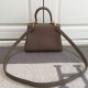 Replica Hermes Kelly 20 CM Borsa étoupe Clemence Pelle