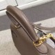 Replica Hermes Kelly 20 CM Borsa étoupe Clemence Pelle