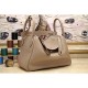 Replica Hermes Lindy 26cm 30cm 34cm Borsa in pelle grigia