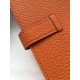 Replica Hermes Bearn Portafoglio in pelle arancione