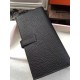 Replica Hermes Bearn Portafoglio in pelle nera
