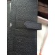 Replica Hermes Bearn Portafoglio in pelle nera