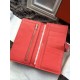 Replica Hermes Bearn Portafoglio in pelle rosa Jaipur