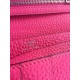 Replica Hermes Bearn Portafoglio in pelle Rosy