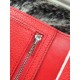 Replica Hermes Bearn Portafoglio in pelle Vermillion